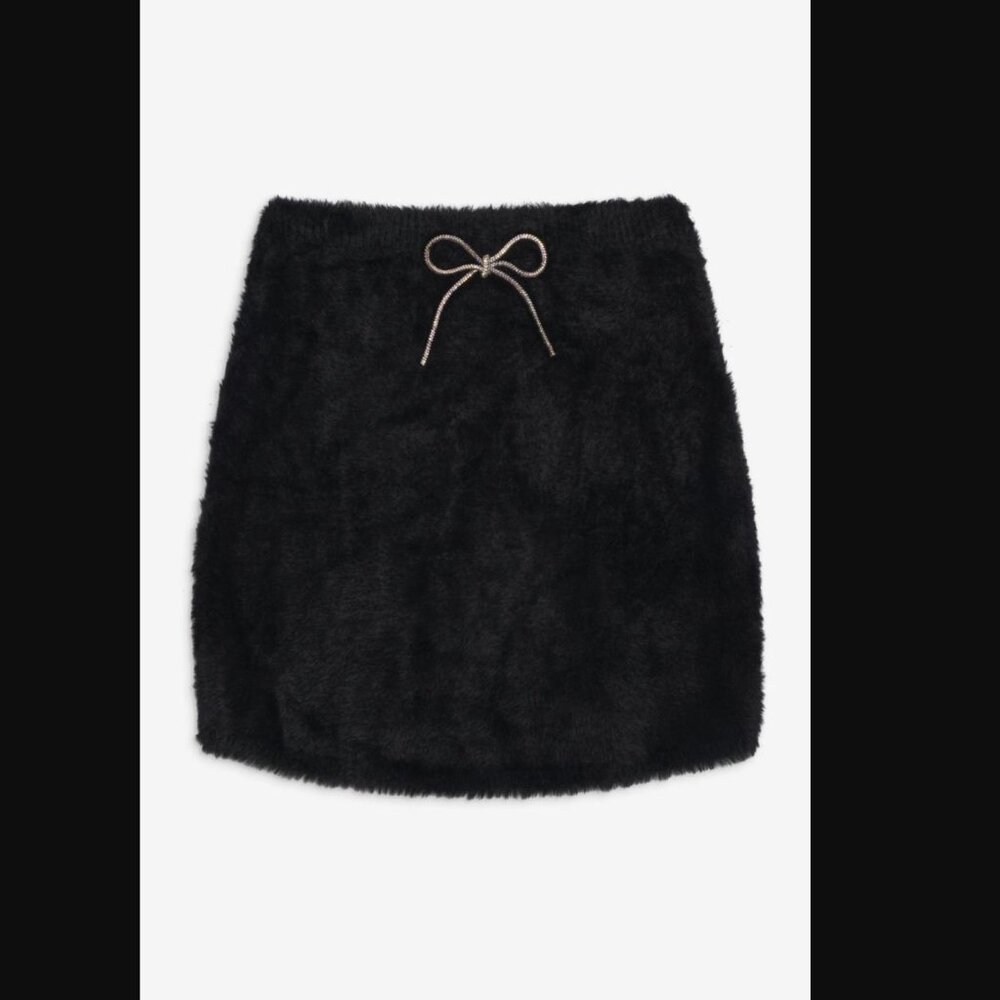 For Love & Lemons Vivienne Mini Skirt Black - Picture 6 of 6